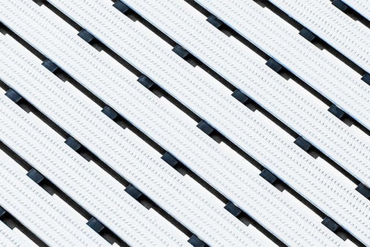 Interflex Style Swimming Pool Duckboard Matting White 80cm X 100cm