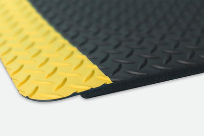Rubber Rib Ribbed Matting - 6mm x 1220mm x 10m roll - Black
