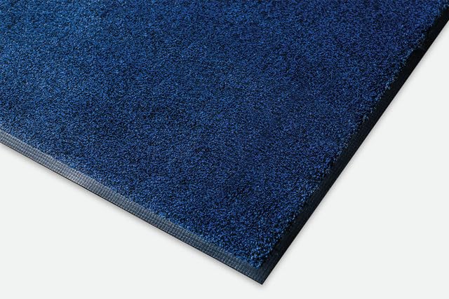 Lustre Machine Washable Entrance Mat Deep Blue 85cm x 300cm