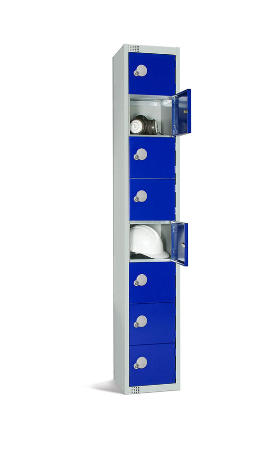 Specialist Industrial Standard Storage Antibacterial Lockers - 8 Door - 1800mm x 300mm x 300mm