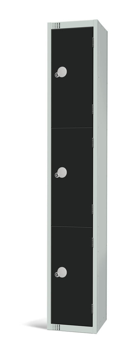 Specialist Industrial 3 Door Standard Storage Antibacterial Lockers - 1800mm x 300mm x 300mm