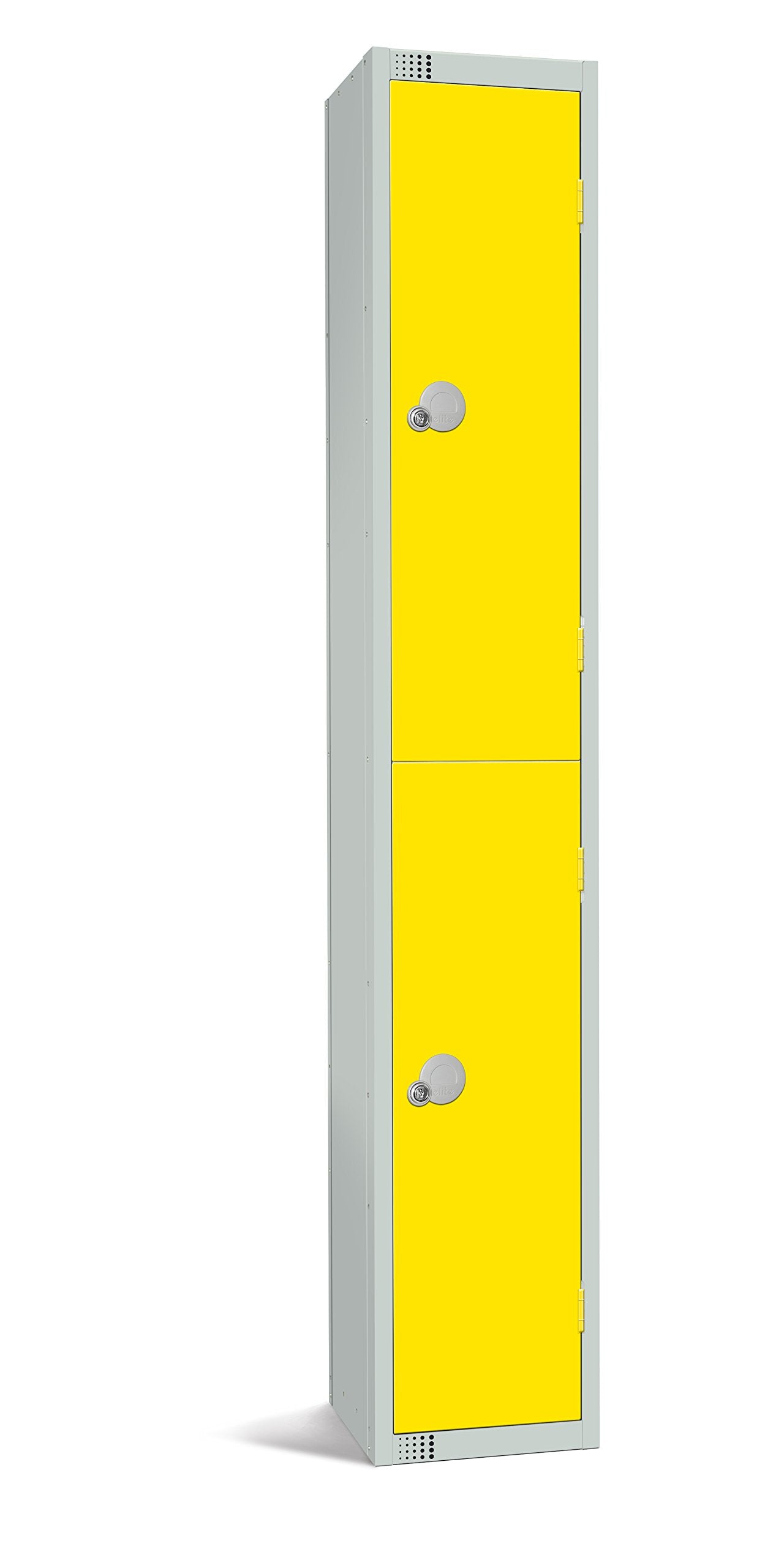 Two Door Compartment Locker - School Work Gym Storage Locker