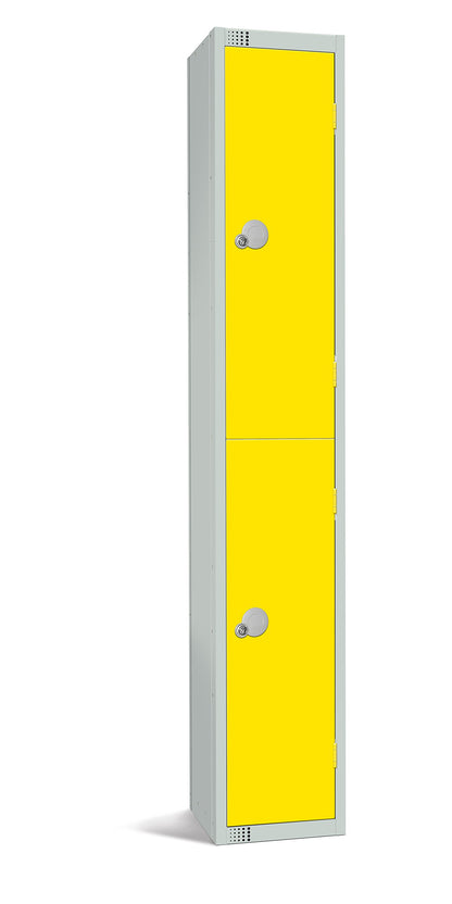 Two Door Compartment Locker - School Work Gym Storage Locker