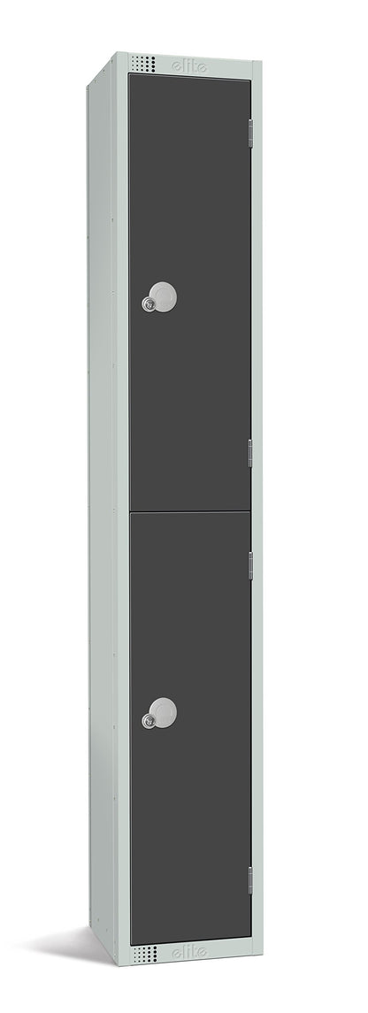 Two Door Compartment Locker - School Work Gym Storage Locker
