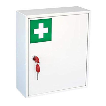Safe Industrial - Medical Cabinet - Medication Safe with Shelves, Wall Mounted - Secure Storage for Medicine & First Aid Kit
