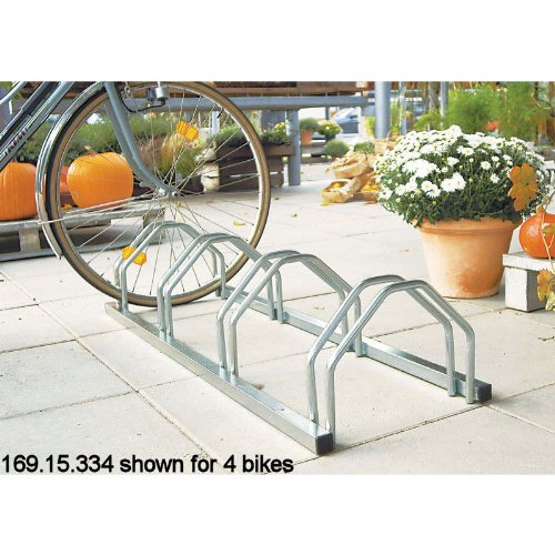Moravia Galvanised Bike Rack for 5 Cycles - 255mm x 1340mm x 330mm - Modular Bike Store