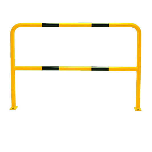 TRAFFIC-LINE Steel Hoop Guard, Powder Coated, Yellow with Black Bands, 1000 mm Height x 1500 mm Width, Yellow/Black