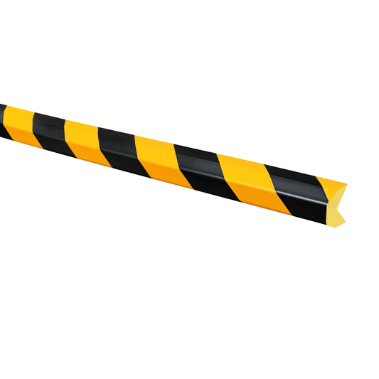 Impact Protection Trapezoidal Edge Protection 40/35 mm Black/Yellow Self-Adhesive Length 1000 mm