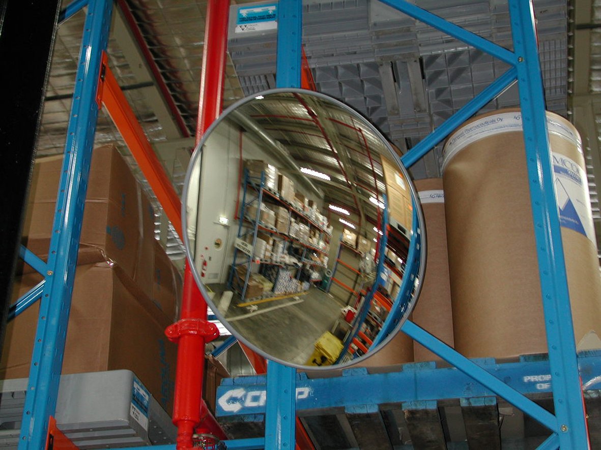 Round Acrylic Interior Convex Mirror - 600mm Diameter