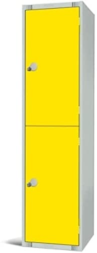 Two Door Compartment Locker - School Work Gym Storage Locker