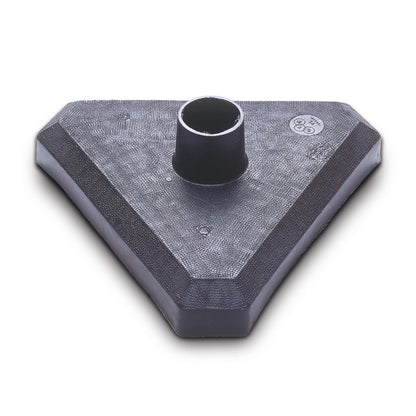 Moravia Chain Post With Concrete Base - Red/White - 870mm High