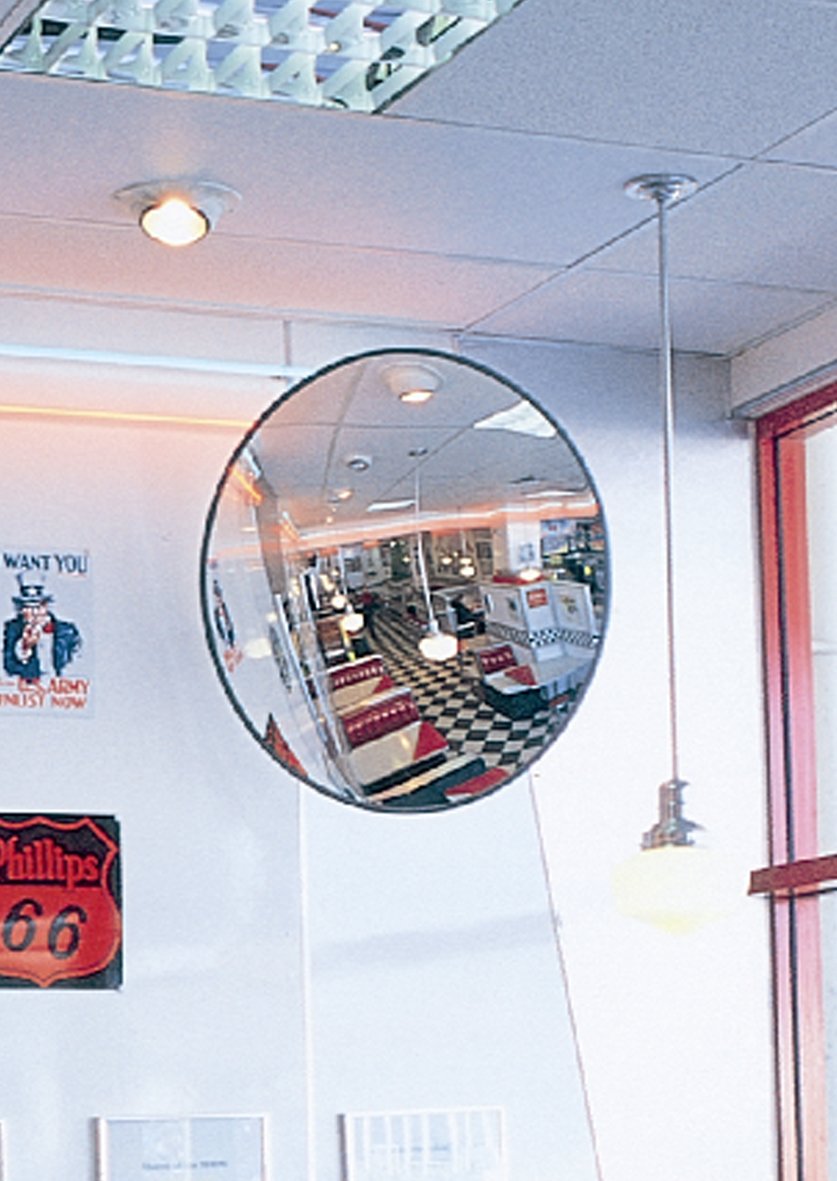 Round Acrylic Interior Convex Mirror - 900mm Diameter