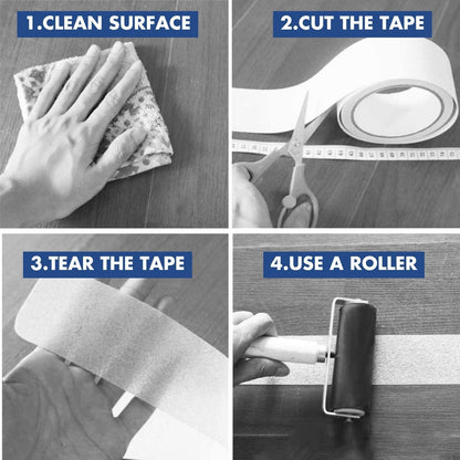 Beaverswood Self-Adhesive Steel Easy-Wipe Tape