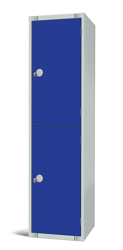 Two Door Compartment Locker - School Work Gym Storage Locker