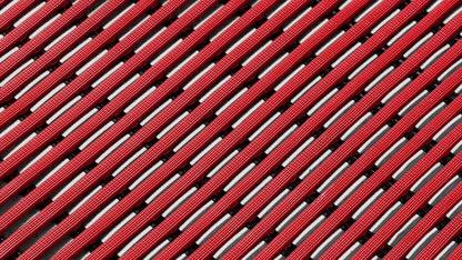 Interflex PVC Duckboard Anti-Slip Matting - Red