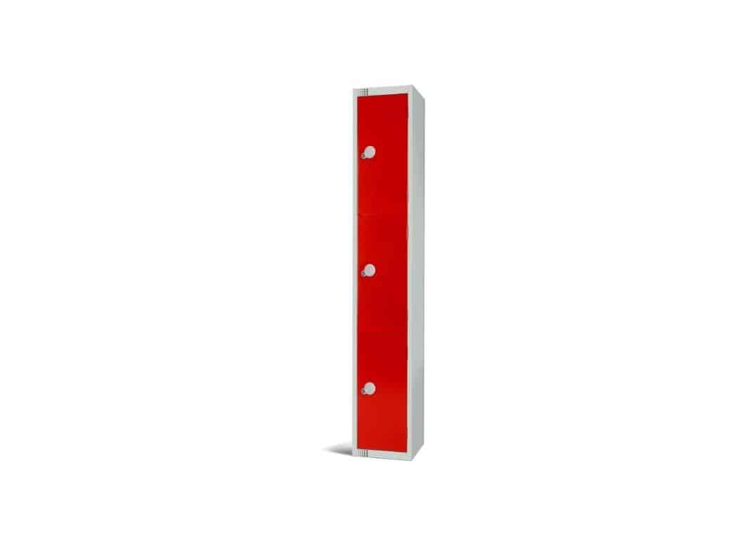 EliteGuard Standard Storage Antibacterial Lockers - 3 Door