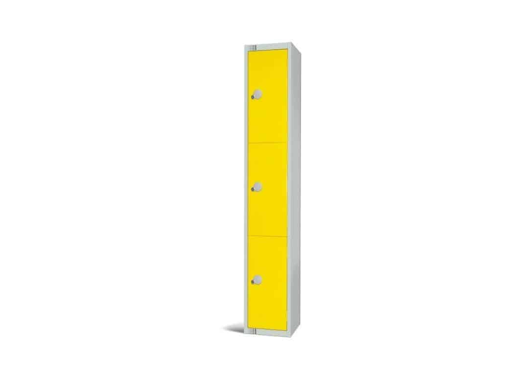 EliteGuard Standard Storage Antibacterial Lockers - 3 Door