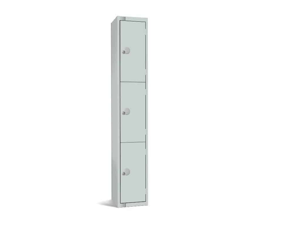 EliteGuard Standard Storage Antibacterial Lockers - 3 Door
